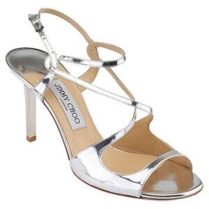 Jimmy Choo Paxton Silver Heels